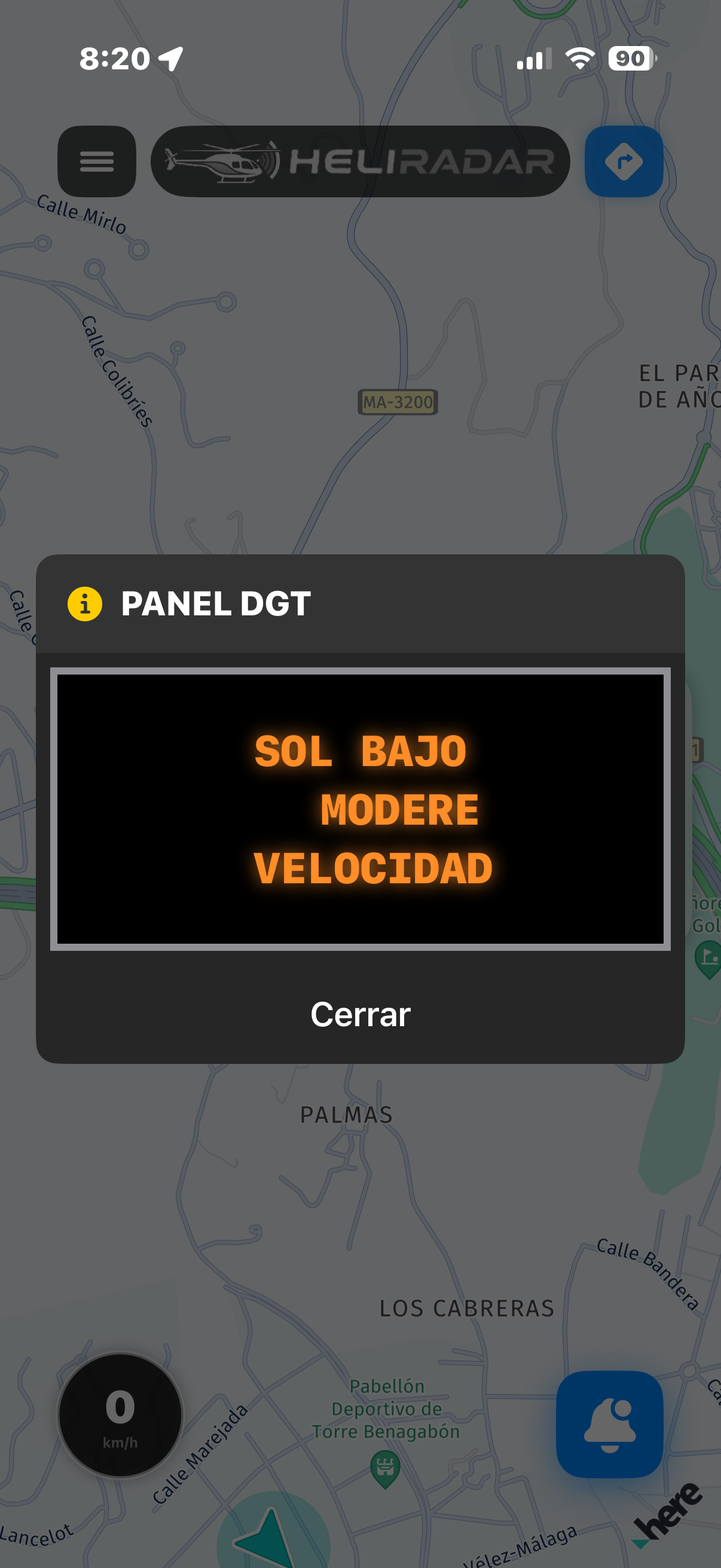 Paneles DGT VMS